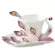 1 PEACOCK COFFEE CUP CRAMIC CREATIVE MUGS BONE COLOR ENAMEL PORCELAIN CUPH SAUCER and Spoon Coffee Tea Sets