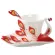 1 PEACOCK COFFEE CUP CRAMIC CREATIVE MUGS BONE COLOR ENAMEL PORCELAIN CUPH SAUCER and Spoon Coffee Tea Sets