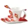 1 PCS PEACOCK COFFEE CUP CRAMIC CREATIVE MUGS Bone 3D Color Enamel Porcelain Cup with Saucer and Spoon Coffee Tea Sets