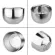 Stainless Steel Coffee Milk Mugs Espresso Double Layer Thickened Soap Cup Heat Insulation Smooth Shaving Mug Bowl Pitcher