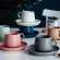 Eways 270ml High Quality Ceramic Coffee Mugs Coffee Cup Set European Style Cappuccino Flower Milk Cups