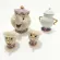 Drop Shipping Cartoon Beauty and the Beast Teapot MUG MRS POTTS CHIP COGSWORTH TEA POT CUGAR POT BOWL COLOCK LOVELY XMAS