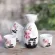 Japanese Porcelain Vintage Ceramic Pot Flagon Liquor Spirits Cups Set Kitchen Dining Bar Drinkware Japanese Sake Wine Set