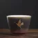 4PCS Ceramic Cup Box Japanse Retro Kiln Change Clay 60ml Water ware Bar Decoration HouseHold Kitchen Supplies Drinkware