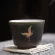 4PCS Ceramic Cup Box Japanse Retro Kiln Change Clay 60ml Water ware Bar Decoration HouseHold Kitchen Supplies Drinkware
