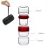 Portable 2-Person Teapot Outdoor Car-Mounted One Pot And Two Cups Portable Travel Glass Kung Fu Tea Set Travel Express Cup