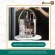 Clear ice tank with 2 small size 13x13cm, large 21x10cm plastic buckle, wine, wine, put flowers, bowls, fruits, plastic baskets, Hybaan Mits