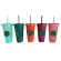 710ml/700ml/473ml Straw Cup with LOD with Loging Coffee Cups Plastic Tumbler Matte Finish Plastic Cup
