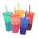 710ml/700ml/473ml Straw Cup With Lid With Logo Color Coffee Cup Reusable Cups Plastic Tumbler Matte Finish Plastic Cup