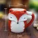 500ml Ceramic Creative Coffee Cup Cute Animal 3d Fox Large Capacity Cartoon Breakfast Milk Drinking Mugs And