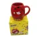 New 600ml Mm Beans Coffee Mugs Tea Cups And Mugs Cartoon Cute Mark Large Capacity Drinkware S