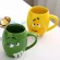 New 600ml Mm Beans Coffee Mugs Tea Cups And Mugs Cartoon Cute Mark Large Capacity Drinkware S