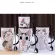 600ml Cute Cat Ceramics Coffee Mug With Lid Spoon Large Capacity Mugs Creative Drinkware Coffee Cups Novelty S Milk Cup