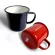 500ml Retro Coffee Mug Personalized Tea Mugs Enamel Cup Office Mug Printed Coating Enamel Drinkware Suitable For Family