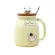 420ml Color Cartoon Milk Coffee Ceramic Mug with Spoon Cute Cat Heat-Resistant Cup Kitten Children Cup Office S