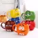 MM Large Capacity Coffee Mugs Breakfast Tea Milk Cups and Mugs with Spoon Ceramic Expression Drinkware 500ml