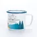 Enamel Camping Mug 300ml Colourful Metal Enamel Coffee Tea Camp Cups Mugs For Camping Hiking Backpacking Picnics