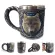 Retro Beer Cup Skull Mug Espresso Coffee Cup Set Beer Mug Tea Glass Whiskey Glass Cups Tea Mug Pub Bar Decoration