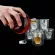 7pcs/set Crystal Skull Shot Glasses Cup Set With 550ml Wine Glass Bottle Decanter Home Bar Vodka Drinking Cups