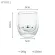 Cute Cartoon Bear Cat Deer Double Layer Heat Transparent Glass Mug 280ml Coffee Tea Milk Water Cup