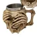 Retro 3D Resin Stainless Steel Beer Mug Skull Knight Halloween Coffee Cup Creative Viking Tea Mug Bar Decoration