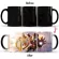 1pcs New 350ml Magic Color Changing Ceramic Coffee Milk Cups Best for Family Children Friends