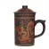 300ml High Quality Purple Clay Tea Mugs Dragon Tea Cups Home Office Teaset Zisha Cups Filter Tea Cup Teapot Set for Travel