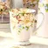 Bone China Coffee Mugs Cafe Floral Painting Cup Flower Tea Cup Creative Present Ceramic Vintage Goblet Water Cups And Mugs