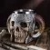 600ml Viking SKULL MUG Stainless Steel Coffee Mugs Travel Cup Horn Drinking MUG HALLOWEEN MUG DECORATION CRAMIC TIKI MUG