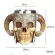 600ml Viking SKULL MUG Stainless Steel Coffee Mugs Travel Cup Horn Drinking MUG HALLOWEEN MUG DECORATION CRAMIC TIKI MUG