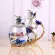 Enamel Color Coffee Cup Glass Tea Cup Ceps Creative Heat-Resistant Glass Cups Set Stainless Steel Spoon