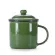 400ml Chinese Style Vintage Enamel Mug With Lid Ceramic Mug Coffee Milk Tea Mugs Home Imitation Ancient Mouthwash Cup