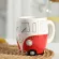 Creative Hand Painted Double Bus Cup Retro Ceramic Cup Coffee Milk Tea Beverage