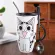 Portable Cartoon Nordic Mug Creative Ceative Ce rate Water Tea Coffee Yogurt Mug Best Cup with Lid House for Man Women Home