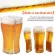 Four In One Beer Mug Acrylic Cup Separable 4 Parts Large Capacity Beer Cup Transparent Bar Party Drinkware Bottle