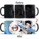 New 350ml Demon Slayer Heat Temperature Sensitive Coffee Mug Creative Color Changing Cartoon Anime Milk Ceramic Cup