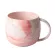 Natural Marble Porcelain Coffee Mug Milk Cups And Mugs Pink Breakfast Ceramic Cup Creative Wedding