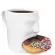 170ml Creative Face Mug Ceramic Coffee Cup Milk Tea Mugs White Cookies Cup Dunk Mug With Biscuit Holder Tray Funny