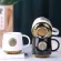 Ceramic Coffee Cup Copper Chapter Mug Child Breakfast Milk Cup Office Couple Birthday Coffee Mug Cups And Mugs
