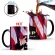 1pcs New 350ml Donald Trump Color Changing Mugs Creative Ceramic Coffee Milk Heat Sensitive Cups Novelty Children Kids