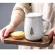 500ml Mug Couple Ceramic Cup Office Household Cup with Lid Spoon i076