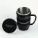 Creative Cup Stainless Steel Liner Black White New 220ml Camera Lens Cup Travel Coffee Tea Bottle Mug Kitchen Tools Cocina
