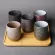 Porcelain Kung Fu Tea Cup 128ml Japanese Ceramic Coffee Mug Rough Stoneware Teaware Drinkware Pottery Master Specialized Cups