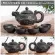 Large Capacity Yixing Zhu Ni Flower Tea Kettle Large Purple Sand Teapot Chinese Tea Set Handmade Ceramic Tea Pot