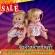 Baby doll Child doll Tuk for training to raise children with devices, can drink milk, pee