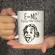 "e=mc2 " Energy=milk X Coffee2 - Best Funny Coffee Mug- Idea For Friends Perfect Birthday S