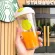 Anti-Scald And Drop-Resistant Double-Layer Coffee Cup Water Cup 320ml/420ml Trend Creative Clamshell Straw Plastic Mugs With Lid
