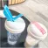 Anti-Scald And Drop-Resistant Double-Layer Coffee Cup Water Cup 320ml/420ml Trend Creative Clamshell Straw Plastic Mugs With Lid