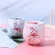 Flamingo Coffee Mugs Ceramic Travel Cute Cat Foot Ins 72*85mm H1215