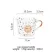 Mdzf Sweethome 500ml Creative Glass Mug Breakfast Mlik Coffe Cup Household Couple Water Cup Sun Eye Pattern Drinkware